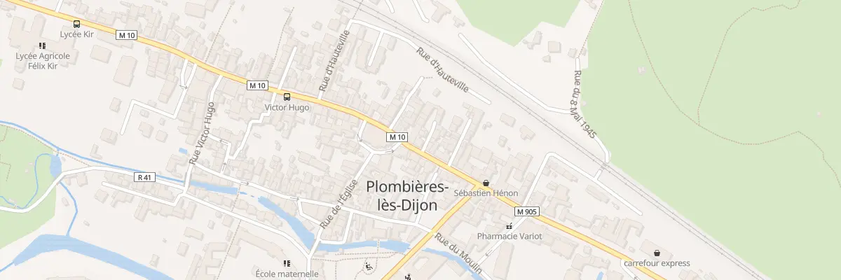 Plan du 16 Rue de Velars à Plombières-lès-Dijon