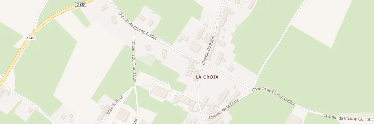 Plan du 5191 La Croix à Arbigny