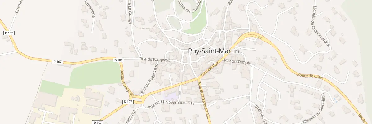 Plan du 5050 Rue de Fangerac à Puy-Saint-Martin