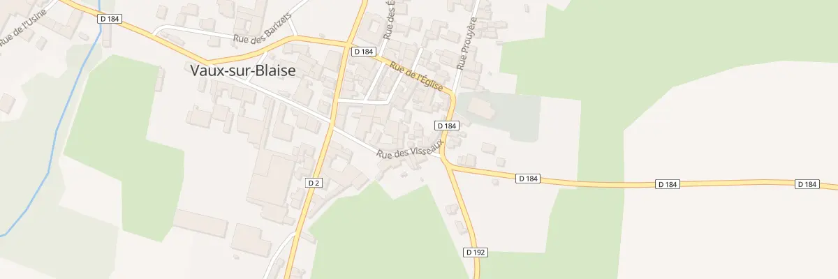 Plan du 11 Rue des Visseaux à Vaux-sur-Blaise
