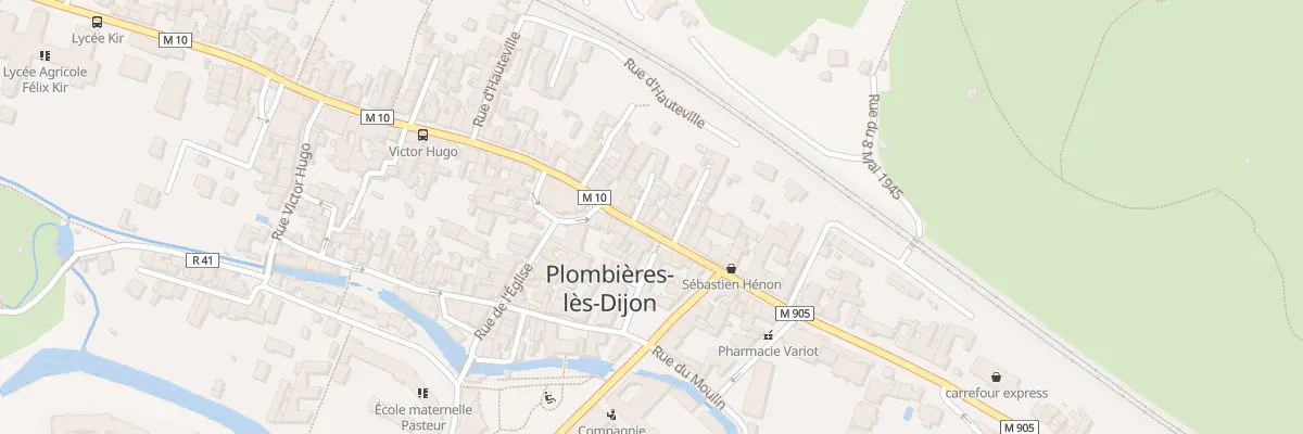Plan du 12 Rue de Velars à Plombières-lès-Dijon