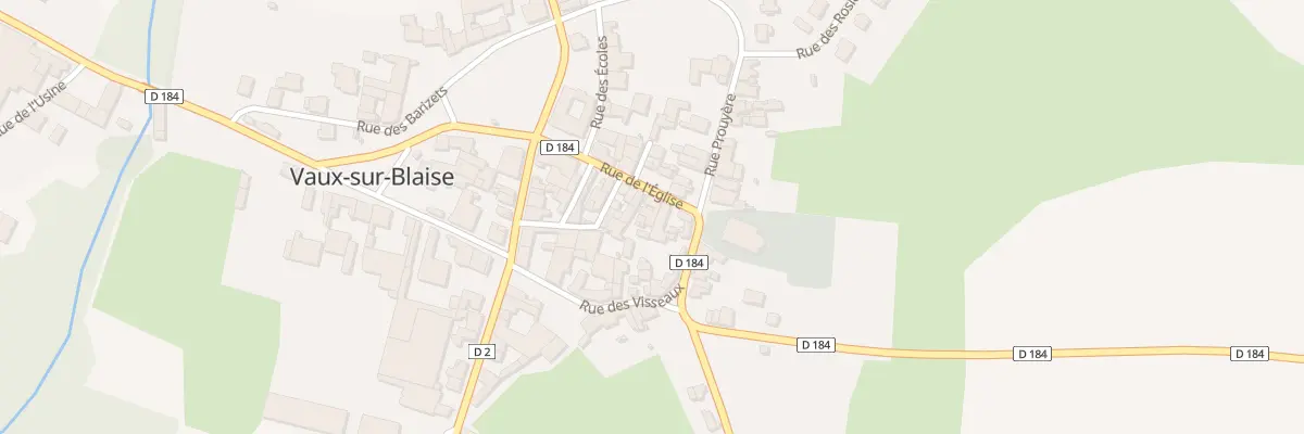 Plan du 20 Rue de l’Eglise à Vaux-sur-Blaise