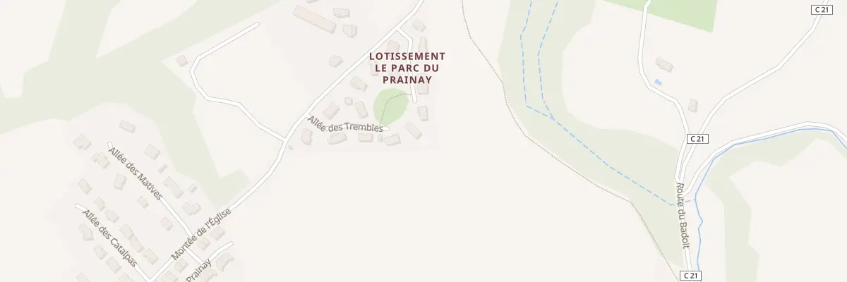 Plan du 5 Lot Le Parc du Prainay à Estrablin