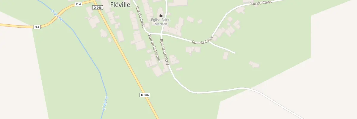 Plan du 3 Rue de Genichy à Fléville