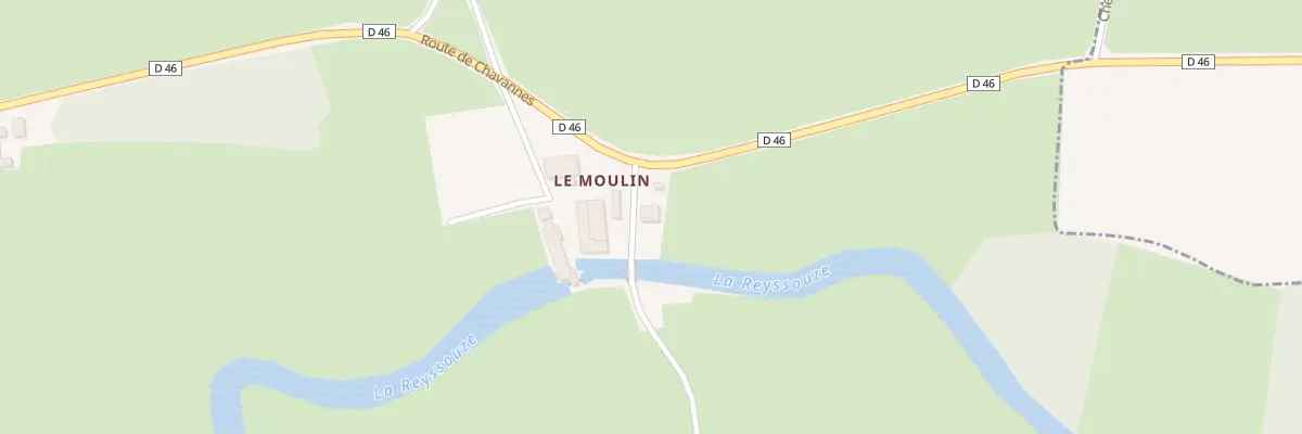 Plan du 357 Rte de Chavannes à Saint-Bénigne