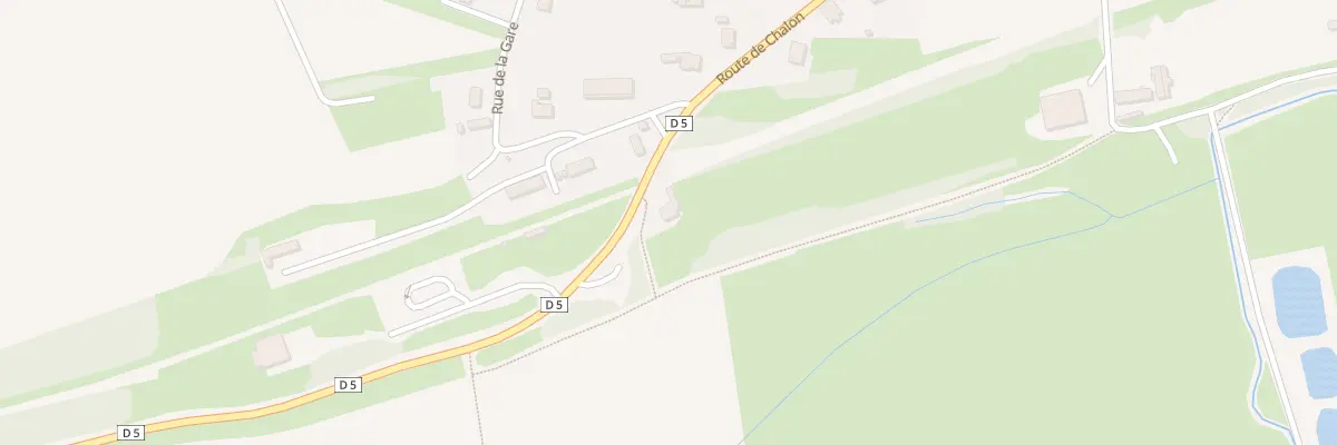 Plan du 63 Rte de Chalon à Allerey-sur-Saône