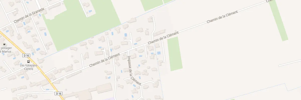 Plan du 370 Che de la Clement à Pernes-les-Fontaines