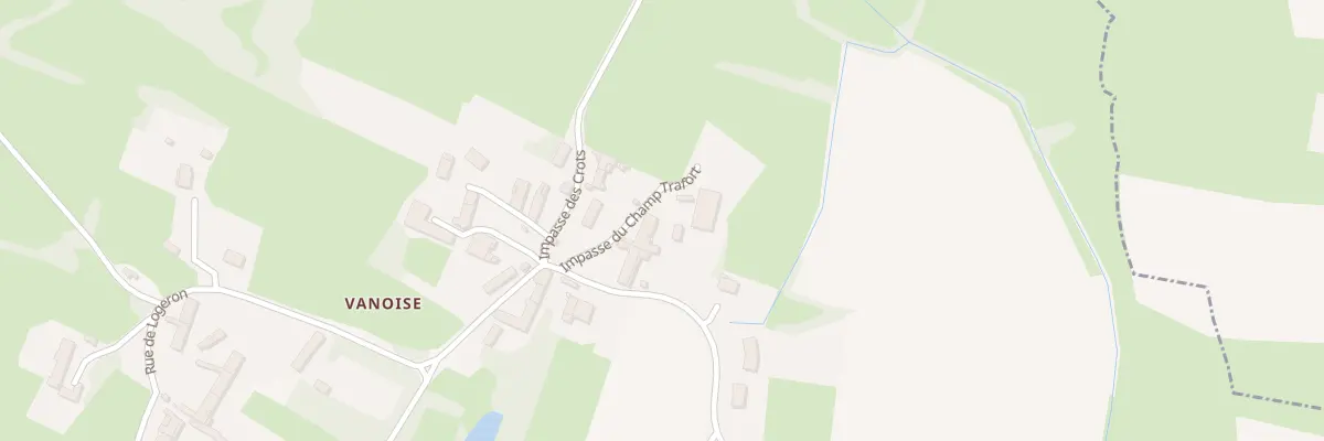 Plan du 50 Imp du Champ Trafort à Ormes