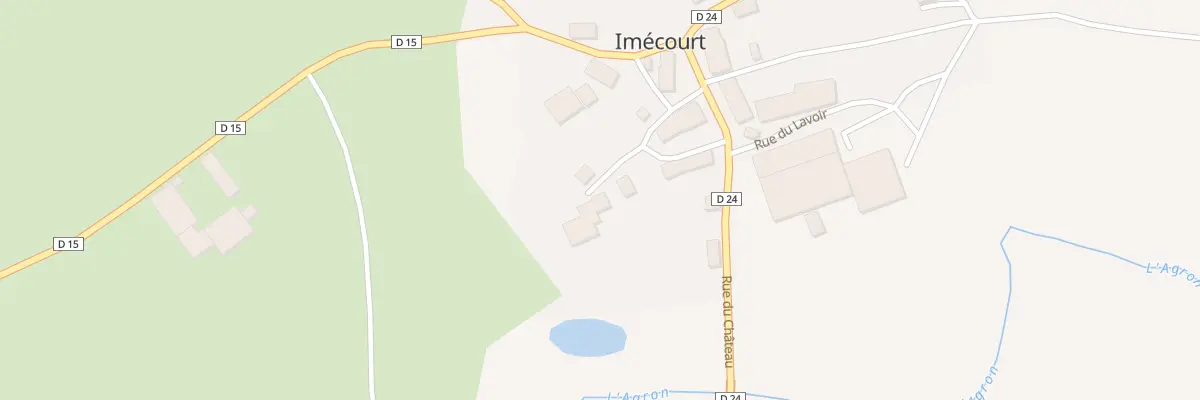 Plan du 9 Rue du Moulin à Imécourt
