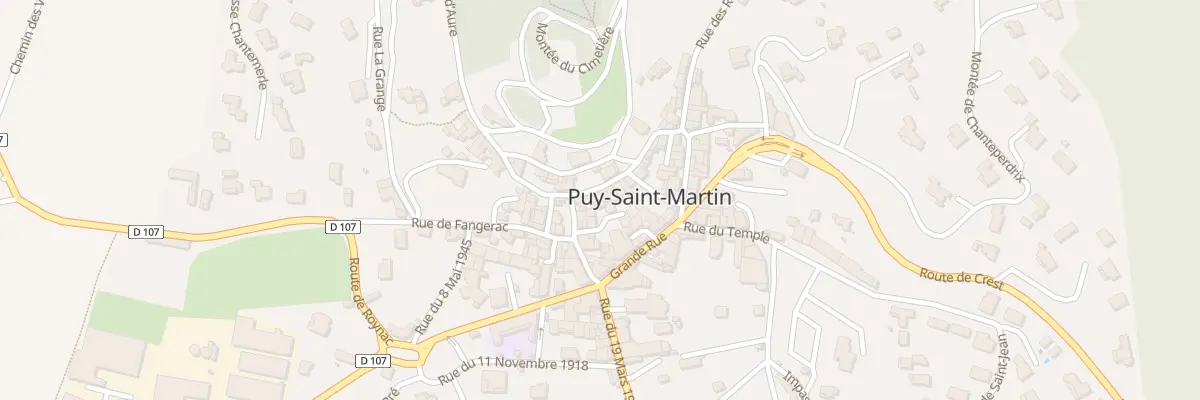 Plan du 5076 Le Village à Puy-Saint-Martin