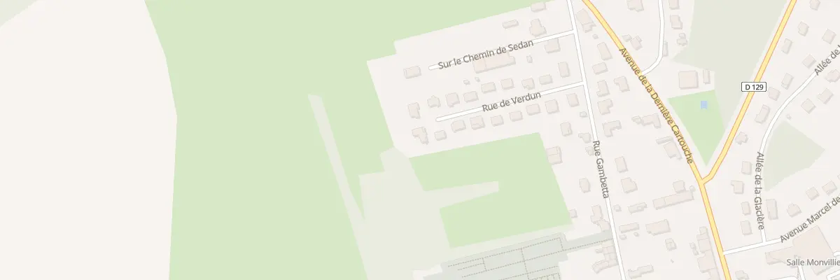 Plan du 17 Rue de Verdun à Bazeilles