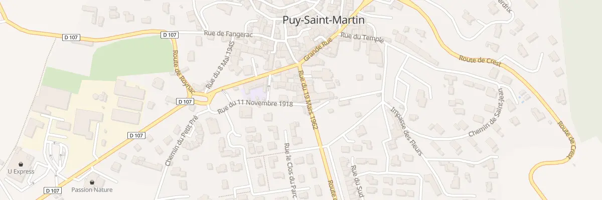 Plan du 5136 Rue du 11 Novembre à Puy-Saint-Martin