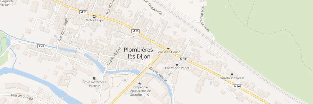 Plan du 1 Rue de Velars à Plombières-lès-Dijon