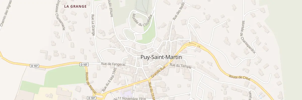 Plan du 5029 Le Village à Puy-Saint-Martin