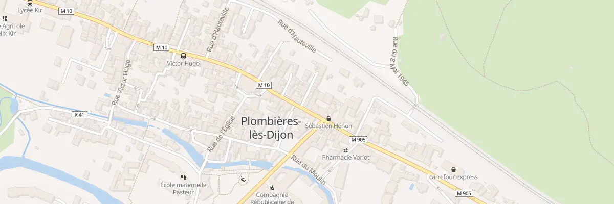 Plan du 8 Rue de Velars à Plombières-lès-Dijon