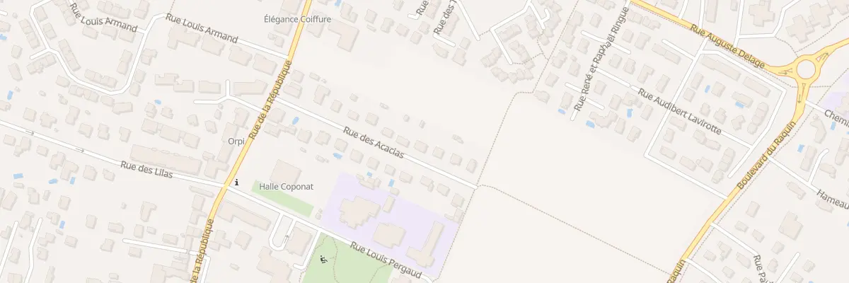 Plan du 15 Rue des Acacias à Chassieu