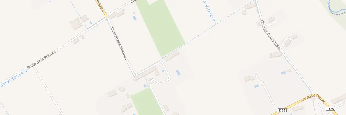 Plan du 201 Che des Platanes à Althen-des-Paluds