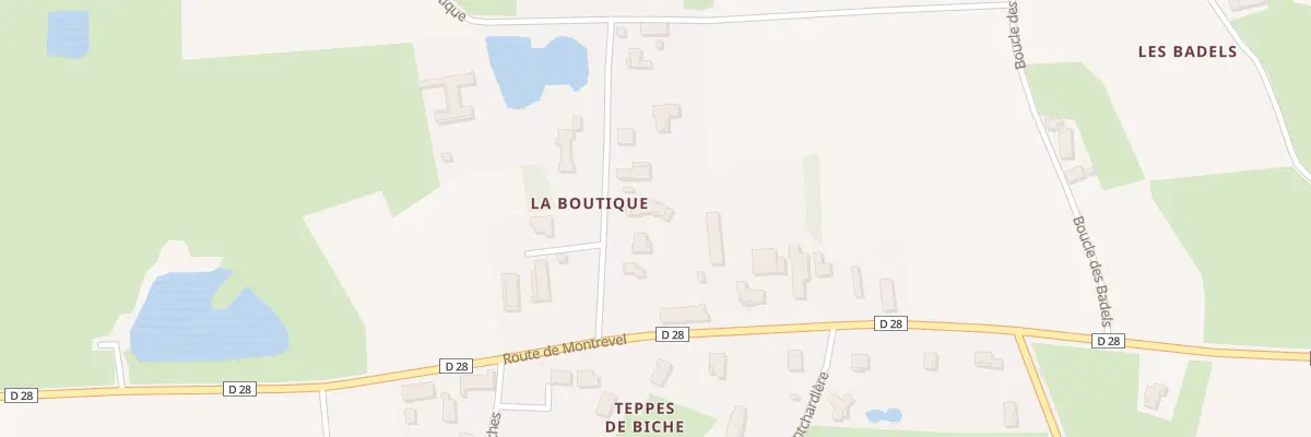 Plan du 90 Rte de la Boutique à Bâgé-Dommartin
