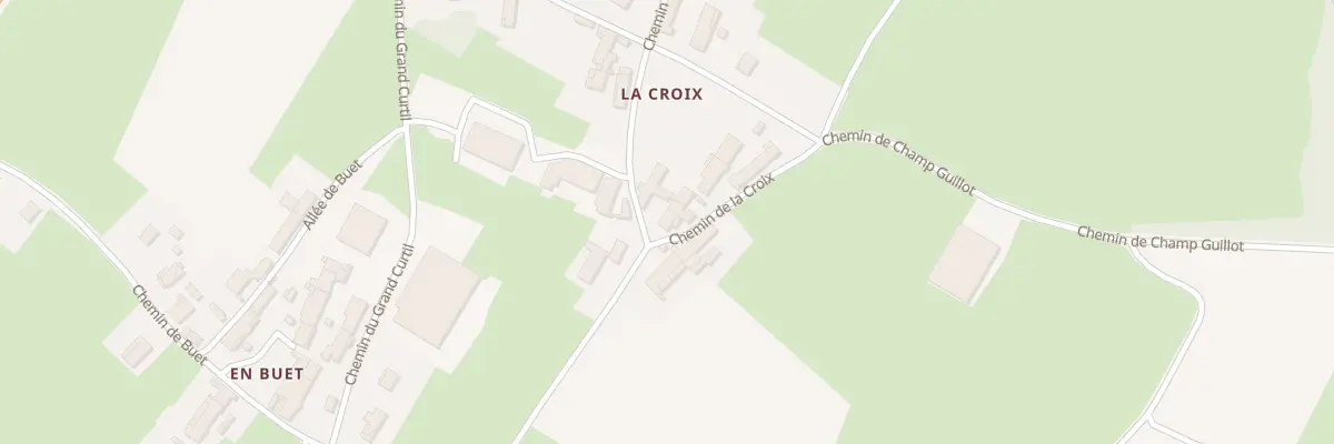 Plan du 784 Che du Roset à Arbigny