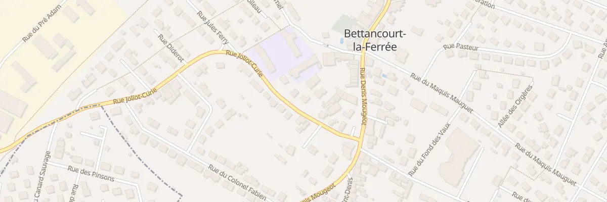 Plan du 4 Rue Joliot-curie à Bettancourt-la-Ferrée