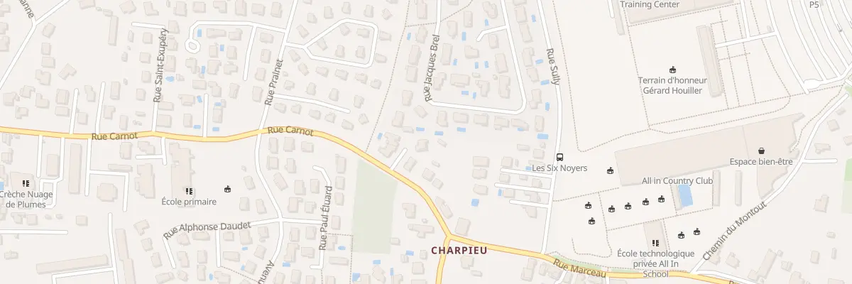 Plan du 45 Rue Carnot à Décines-Charpieu