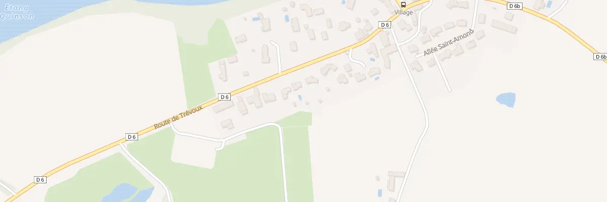 Plan du 205 Rte de Trevoux à Lapeyrouse