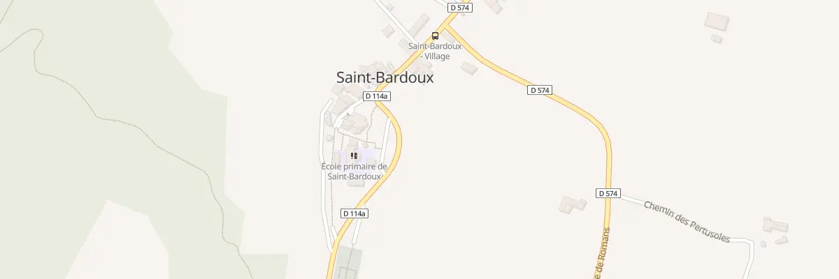 Plan du 155N Rte de Clérieux à Saint-Bardoux