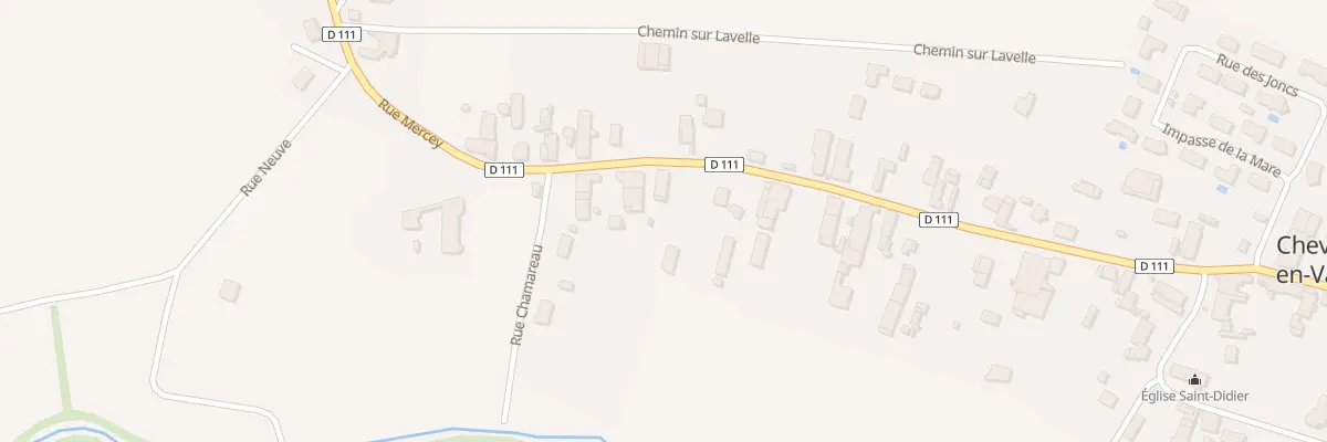 Plan du 19 Rue Mercey à Chevigny-en-Valière
