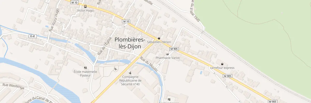 Plan du 3 Av François Mitterrand à Plombières-lès-Dijon