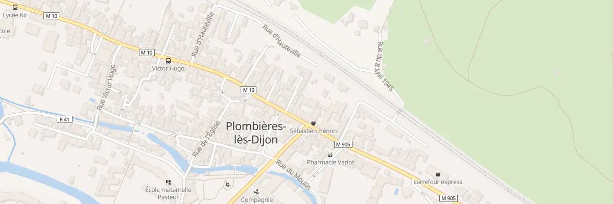 Plan du 4 Rue de Velars à Plombières-lès-Dijon