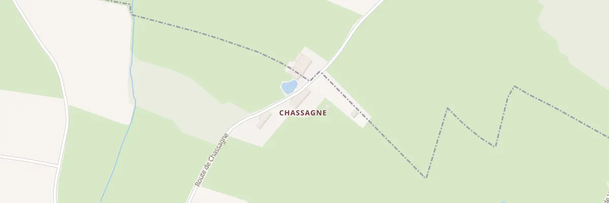 Plan du 25 Vc Chassagne à Saint-Bénigne