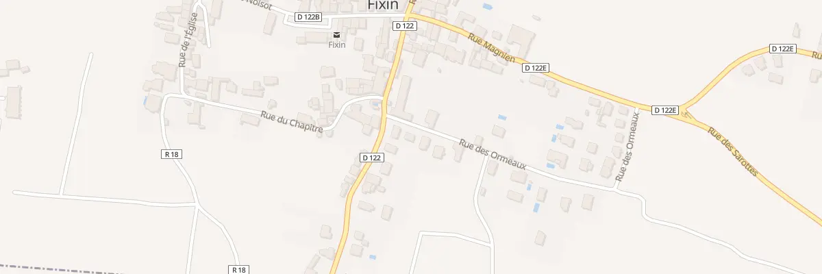 Plan du 4 Rue des Ormeaux à Fixin
