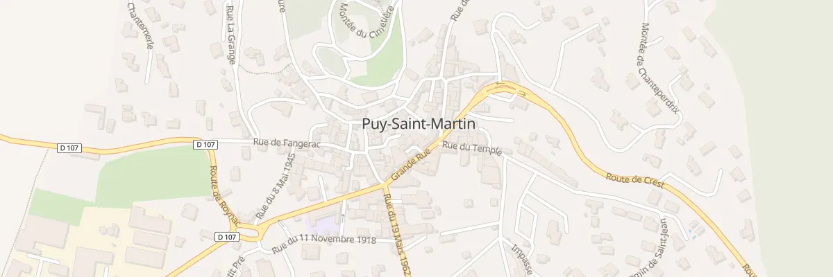 Plan du 2 Imp du Commerce à Puy-Saint-Martin