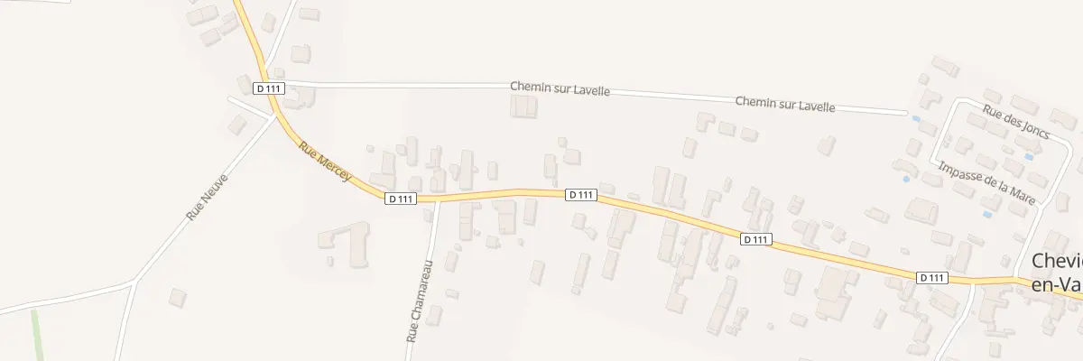 Plan du 5203 Rue Mercey à Chevigny-en-Valière