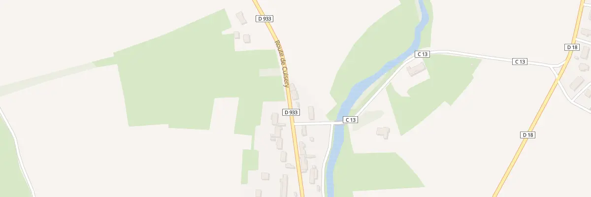 Plan du 3 Rte de Cuisery à Saint-Germain-du-Plain