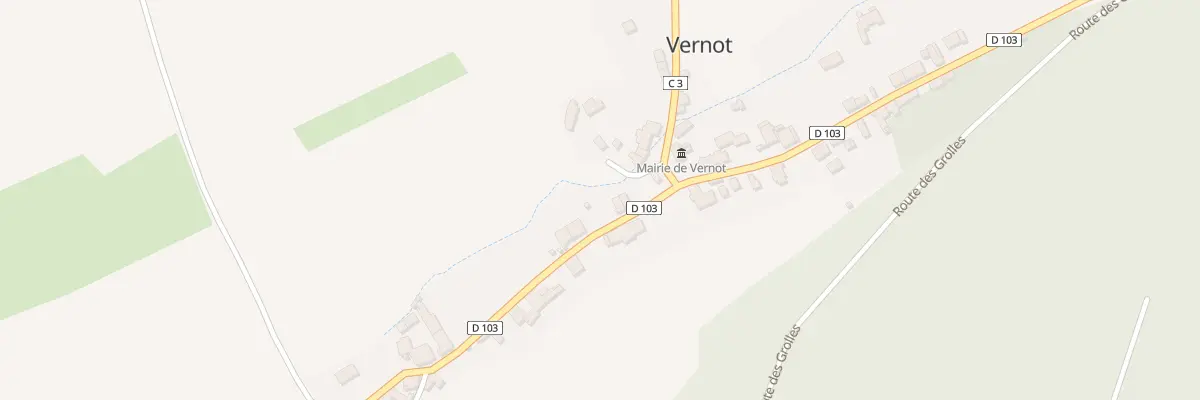 Plan du 1 Rte des Mousseneux à Vernot