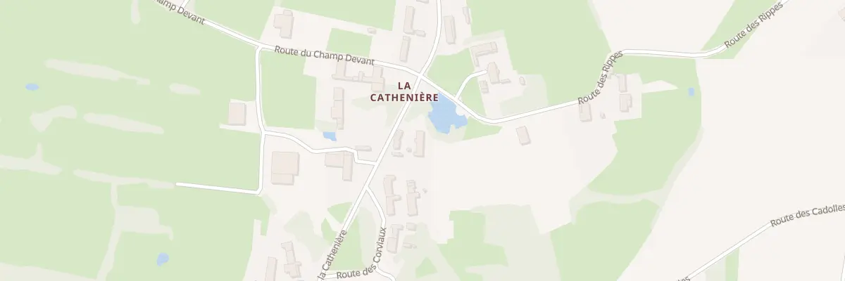 Plan du 1224 Rte de la Cathenière à Simandre