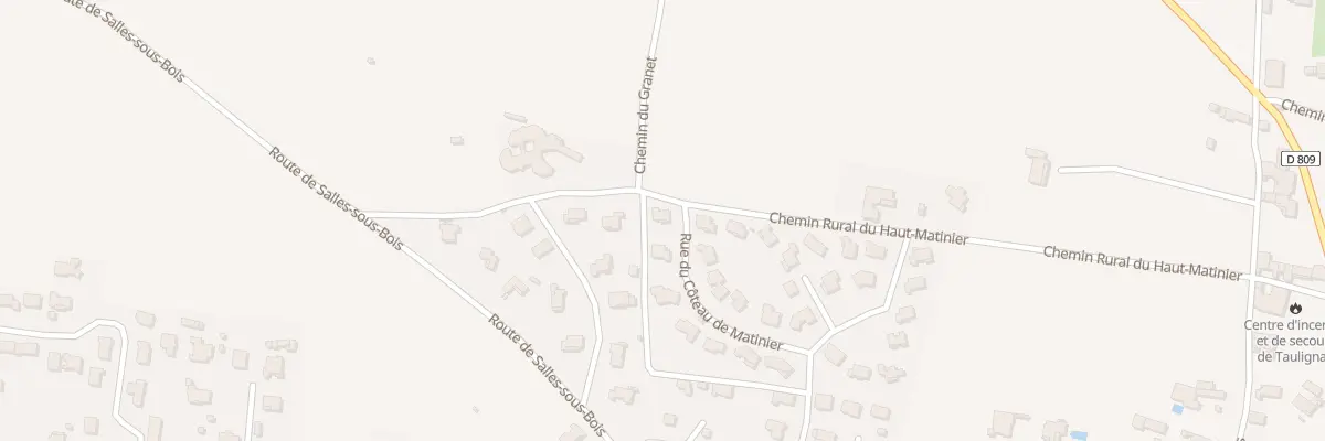 Plan du 5884 Rue du Coteau de Matinier à Taulignan