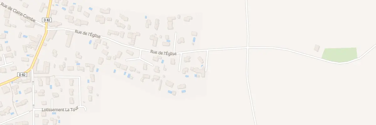 Plan du 372 Rue de l’Eglise à Tramoyes