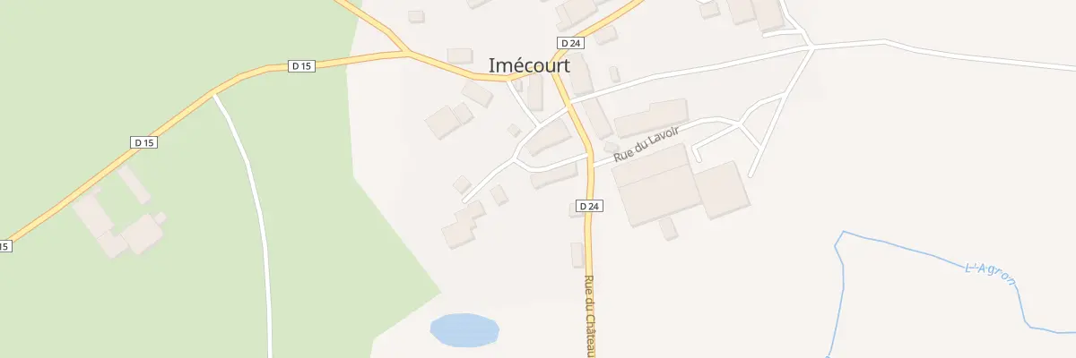 Plan du 7 Rue du Moulin à Imécourt