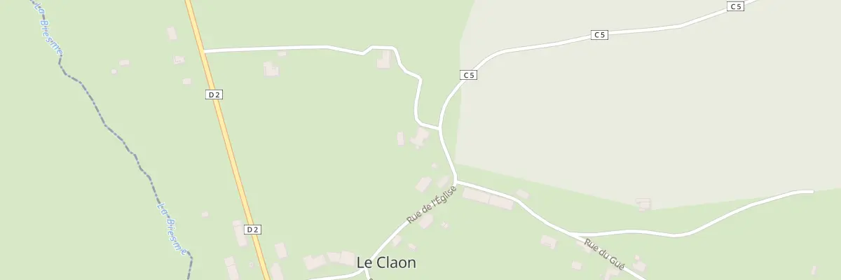 Plan du 9 Rue de l’Eglise au Claon