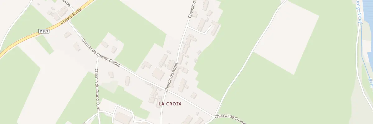 Plan du 1002 Che du Roset à Arbigny