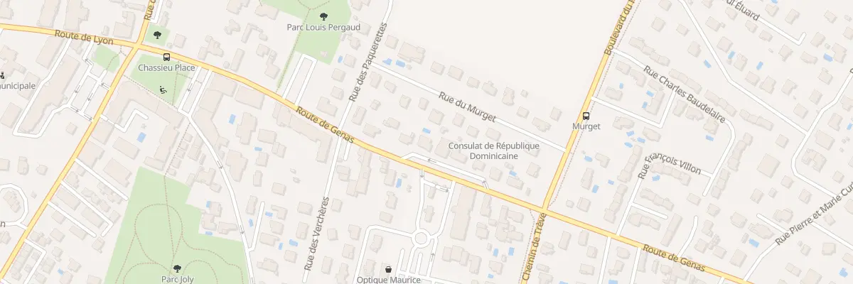 Plan du 27 Rte de Genas à Chassieu