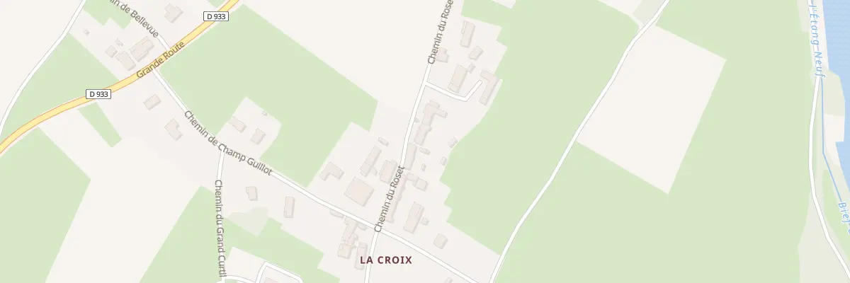 Plan du 1036 Che du Roset à Arbigny