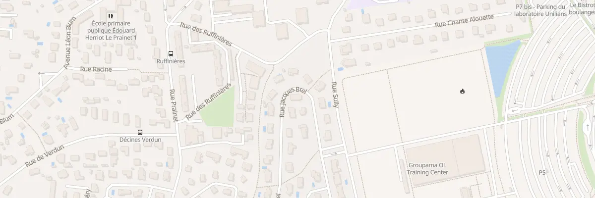 Plan du 32 Rue Jacques Brel à Décines-Charpieu