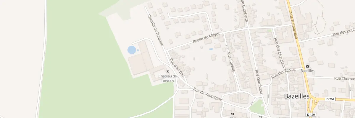 Plan du 14 Av Turenne à Bazeilles