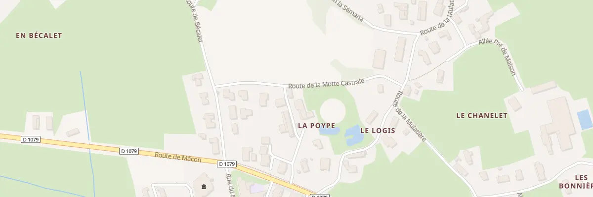 Plan du 186 Rte de la Motte Castrale à Saint-Cyr-sur-Menthon
