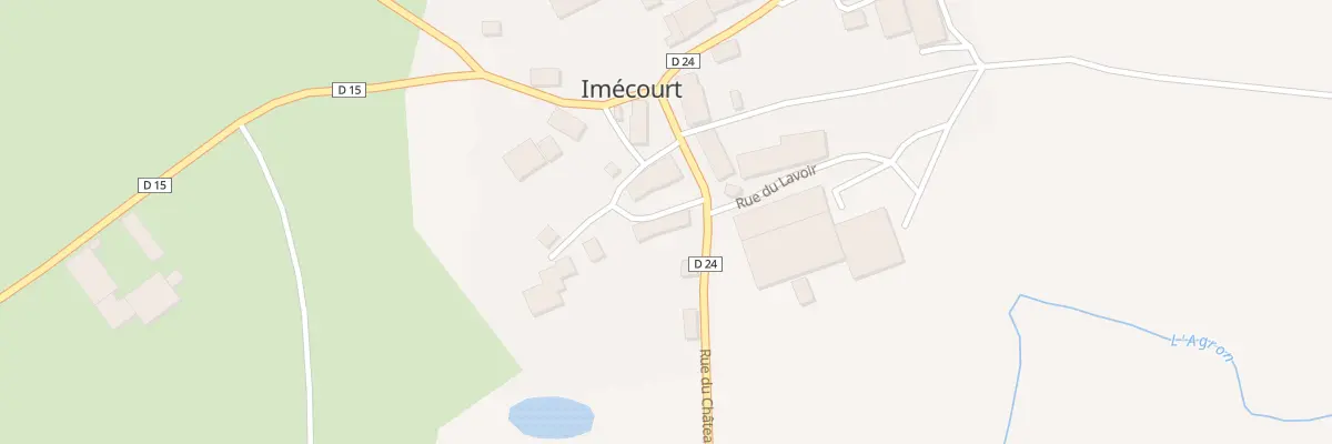 Plan du 3 Rue du Moulin à Imécourt