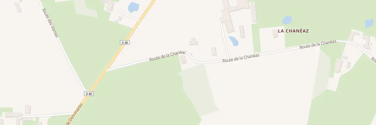 Plan du 248 Rte de la Chaneaz à Bâgé-Dommartin