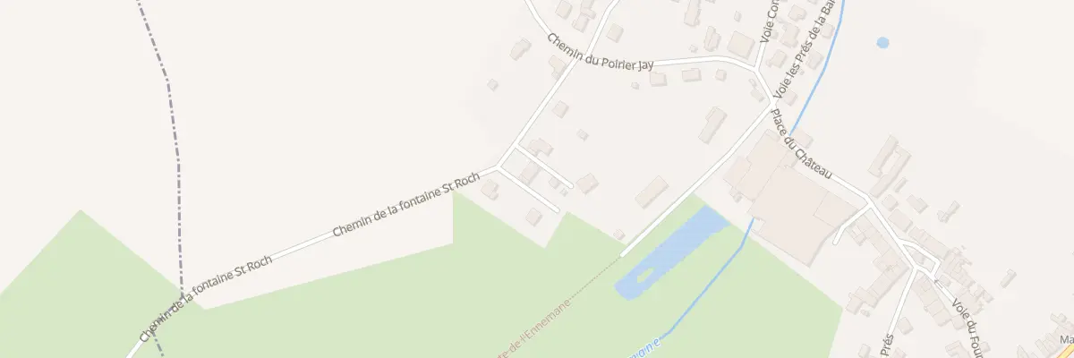 Plan du 3 Che des Huguenots à Angecourt